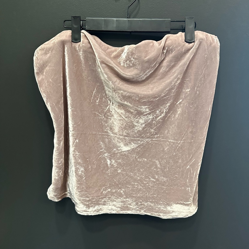 Anthropologie | Velvet Mauve Tube Top | NWT‎ | XL